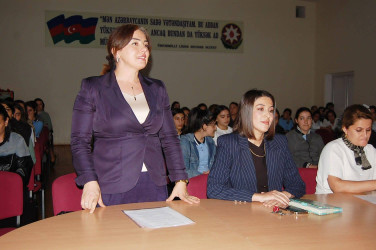 "Mili-mənəvi dəyərlərin aşılanmasında məktəb və ailənin rolu" layihəsi çərçivəsində Bərdə rayonunda tədbir keçirilib