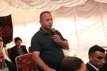 Bərdə Rayon İcra Hakimiyyəti başçısının Hacılı kəndində səyyar qəbul-görüşü keçirilib.