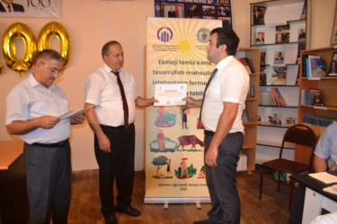 Bərdə Dövlət İdarəetmə və Texnologiya Kollecində  rayon fermerləri  üçün seminar təşkil edilib.