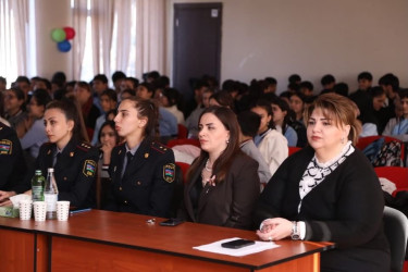 Bərdədə yol hərəkəti qaydalarına həsr olunmuş maarifləndirici tədbir keçirilib