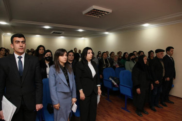 Bərdə rayonunda Xocalı soyqırımının 32-ci ildönümü ilə əlaqədar tədbir keçirilmişdir