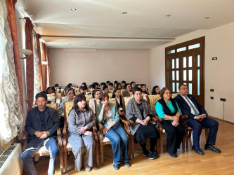 Mayın 7-də Bərdə rayon Heydər Əliyev Mərkəzində Ümummilli Lider Heydər Əliyevin anadan olmasının 103-cü ildönümü münasibətilə “Dünya siyasi elitasının ən uca zirvəsi – Heydər Əliyev” mövzusunda tədbir keçirilmişdir