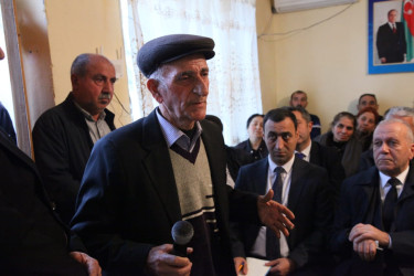 Bərdə rayon İcra Hakimiyyəti başçısının Böyük Göyüşlü kəndində səyyar qəbul-görüşü keçirilib