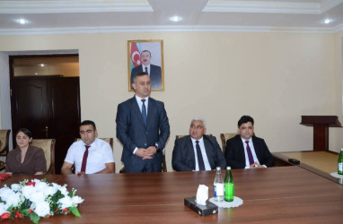 YAP Bərdə rayon təşkilatı "Konstitusiya və Suverenlik İli" çərçivəsində "Ölkəmizdə tərəqqinin başlanğıcı -56" adlı tədbir keçirib.