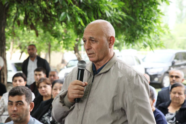 Bərdə rayon İcra Hakimiyyəti başçısının İmamqulubəyli kəndində səyyar qəbul-görüşü keçirilib