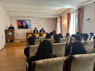 Mayın 7-də Bərdə rayon Heydər Əliyev Mərkəzində Ümummilli Lider Heydər Əliyevin anadan olmasının 103-cü ildönümü münasibətilə “Dünya siyasi elitasının ən uca zirvəsi – Heydər Əliyev” mövzusunda tədbir keçirilmişdir