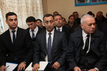 Bərdə rayon İcra Hakimiyyəti başçısının Böyük Göyüşlü kəndində səyyar qəbul-görüşü keçirilib