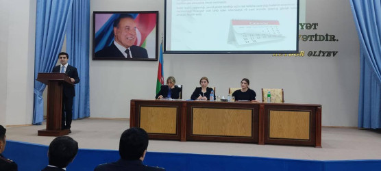 Bərdə rayonunda Azərbaycan Respublikasının İnsan Hüquqları üzrə Müvəkkili (Ombudsman) Aparatının “İnformasiya əldə etmək haqqında” Azərbaycan Respublikasının Qanununun təbliği ilə bağlı hüquqi maarifləndirmə tədbiri təşkil edilib