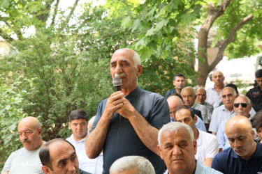 Bərdə rayon İcra Hakimiyyəti başçısının Qaradağlı kəndində səyyar qəbul-görüşü keçirilib