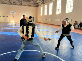 Bərdədə qılıncoynatma (rapira) idman növü üzrə rayon turniri keçirilib.​