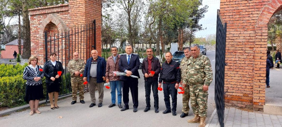 Bərdədə 2016-cı ilin aprel döyüşlərinin şəhidi Ziya Həsənovun ildönümü mərasimi qeyd olunmuşdur