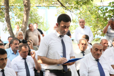 Bərdə Rayon İcra Hakimiyyəti başçısının Şorəlli kəndində qəbul görüşü keçirilib.