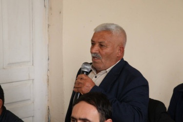 Bərdə rayon İcra Hakimiyyəti başçısının Piyadalar kəndində səyyar qəbul-görüşü keçirilib