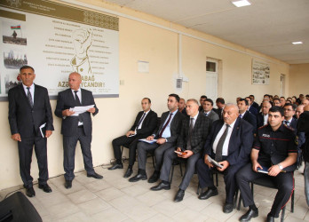 Bərdə rayon İcra Hakimiyyəti başçısının Piyadalar kəndində səyyar qəbul-görüşü keçirilib