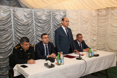 Bərdə rayon İcra Hakimiyyəti başçısının Dəymədağıldı kəndində səyyar qəbul-görüşü keçirilib