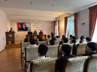 Bərdə Rayon İcra Hakimiyyəti yanında Ailə, Qadın və Uşaq Problemləri üzrə Komissiyanın təşkilatçılığı ilə “Narkomaniyaya qarşı mübarizə” mövzusunda geniş maarifləndirici tədbir keçirildi