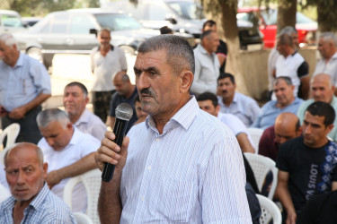 Bərdə rayon İcra Hakimiyyəti başçısının Mollalı kəndində səyyar qəbul-görüşü keçirilib