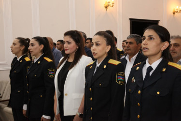 Bərdədə Azərbaycan polisinin yaranmasının 108 illiyi münasibətilə tədbir keçirilib