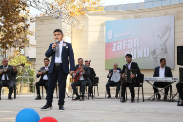Bərdə rayonunda Zəfər Gününün 5 illiyi münasibətilə bayram konserti keçirilib