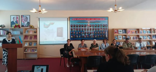 14.07.2025-ci il tarixində Qarabağ Regional Mədəniyyət İdarəsinin tabeliyində olan Bərdə rayon MKS-nin 2 nömrəli şəhər kitabxana filialının təşkilatçılığı ilə Səməd Vurğun adına Mərkəzi kitabxananın uşaq şöbəsinin oxu zalında Azərbaycan Respublikasında 2025-ci ilin “Konstitusiya və Suverenlik İli” elan edilməsi haqqında Azərbaycan Respublikası Prezidentinin Sərəncamı çərçivəsində Ümummilli Lider Heydər Əliyevin ilk dəfə siyasi hakimiyyətə gəlməsinin 56-cı il dönümü münasibətilə “Azərbaycanın ink