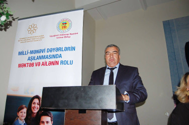 "Mili-mənəvi dəyərlərin aşılanmasında məktəb və ailənin rolu" layihəsi çərçivəsində Bərdə rayonunda tədbir keçirilib