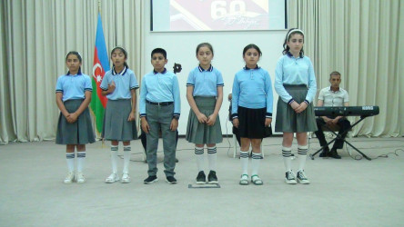 Bərdə rayon Mədəniyyət Mərkəzində I Qarabağ müharibəsinin şəhidi Balıyev Ziyafət Qurban oğlunun 60 illik yubileyi və onun xatirəsinə həsr olunmuş “Od oğlu od içində” kitabının təqdimat mərasimi keçirilib