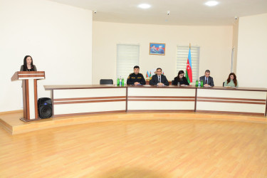 Bərdə şəhər akademik Zərifə Əliyeva adına texniki fənlər təmayüllü liseydə “Narkomanlığa qarşı mübarizə” mövzusunda maarifləndirici tədbir təşkil olunmuşdur.