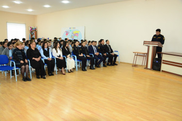 Bərdə şəhər akademik Zərifə Əliyeva adına texniki fənlər təmayüllü liseydə “Narkomanlığa qarşı mübarizə” mövzusunda maarifləndirici tədbir təşkil olunmuşdur.