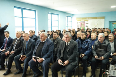 Bərdə Rayon İcra Hakimiyyəti başçısının Tumaslı kəndində səyyar qəbul-görüşü keçirilib