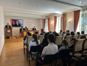 07.05.2025-ci il tarixində Qarabağ Regional Mədəniyyət İdarəsi Bərdə rayon Heydər Əliyev Mərkəzində Ümummilli lider Heydər Əliyevin   anadan olmasının 102-ci ildönümü münasibətilə  “Dünya siyasi elitasının ən uca zirvəsi - Heydər Əliyev “ adlı tədbir keçirib.