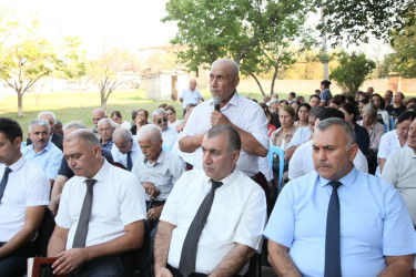 Bərdə Rayon İcra Hakimiyyəti başçısının Lənbəran kəndində səyyar qəbul-görüşü keçirilib