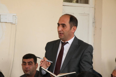 Bərdə rayon İcra Hakimiyyəti başçısının Piyadalar kəndində səyyar qəbul-görüşü keçirilib