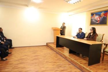 Bərdədə “Dövlət idarəçiliyində və mediada Azərbaycan ədəbi dilinin düzgün tətbiqi” mövzusunda maarifləndirici tədbir keçirildi