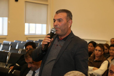 Bərdə rayon İcra Hakimiyyəti başçısının Qazıqurdalı kəndində səyyar qəbul-görüşü keçirilib