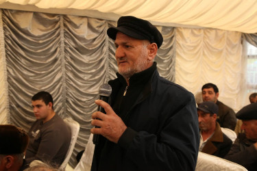 Bərdə rayon İcra Hakimiyyəti başçısının Böyük Qacar kəndində səyyar qəbul-görüşü keçirilib