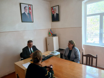 Bərdə RİH-in inzibati ərazi dairəsi üzrə nümayəndəliklərində vətəndaşlar qəbul edilmişdir