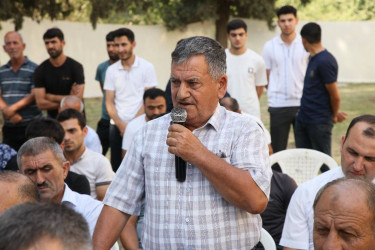 Bərdə rayon İcra Hakimiyyəti başçısının Mollalı kəndində səyyar qəbul-görüşü keçirilib