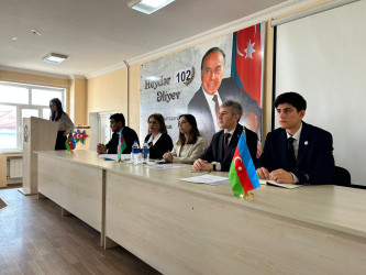 Bərdə rayonunda Cənab Prezident İlham Əliyevin doğum günü münasibətilə məktəblilər arasında II ənənəvi intellektual turnir keçirilib