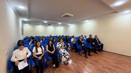 Bərdədə “20 sentyabr-Dövlət Suverenliyi Günü” münasibətilə  “Suverenliyimiz-əbədi   zəfərimiz” mövzusunda tədbir keçirilib