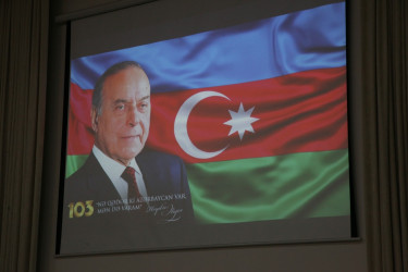 Bərdədə Ümummilli Lider Heydər Əliyevin anadan olmasının 103-cü ildönümünə həsr olunmuş “Müasir müstəqil Azərbaycan dövləti Ulu Öndər Heydər Əliyevin şah əsəridir!” adlı tədbir keçirilib
