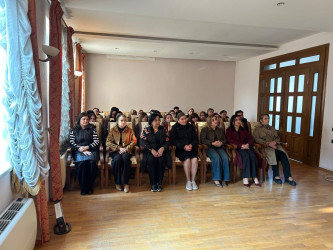 02.12.2025-ci il tarixində “Korrupsiyaya qarşı mübarizənin gücləndirilməsinə dair 2022–2026-cı illər üçün Milli Fəaliyyət Planı”na uyğun olaraq Qarabağ Regional Mədəniyyət İdarəsinin təşəbbüsü ilə Bərdə Rayon Heydər Əliyev Mərkəzində maarifləndirici tədbir keçirilmişdir.