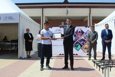 “Azərbaycan Respublikasının işğaldan azad edilmiş ərazilərinə Böyük Qayıdışa dair I Dövlət Proqramı” çərçivəsində məcburi köçkünlərin qısamüddətli təlimlərə cəlb edilməsi məqsədilə təbliğat və təşviqat işləri davam etdirilir.