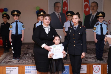 Bərdədə yol hərəkəti qaydalarına həsr olunmuş maarifləndirici tədbir keçirilib