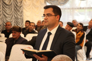 Bərdə rayon İcra Hakimiyyəti başçısının Böyük Qacar kəndində səyyar qəbul-görüşü keçirilib