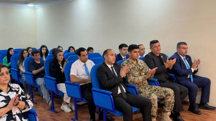 Bərdədə “20 sentyabr-Dövlət Suverenliyi Günü” münasibətilə  “Suverenliyimiz-əbədi   zəfərimiz” mövzusunda tədbir keçirilib