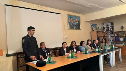 Bərdədə “Sağlam nəsil naminə qohum nikahlarına yox deyək” mövzusunda maarifləndirici tədbir keçirildi