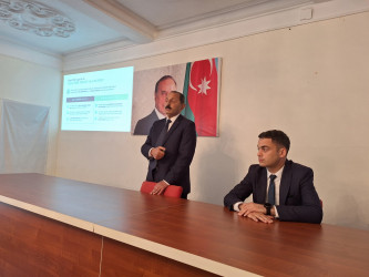 Bərdə rayonunda İcbari Tibbi Sığorta haqqında ictimai maarifləndirmə tədbiri keçirilib