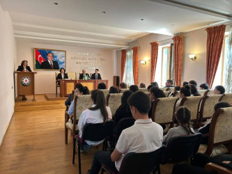 07.05.2025-ci il tarixində Qarabağ Regional Mədəniyyət İdarəsi Bərdə rayon Heydər Əliyev Mərkəzində Ümummilli lider Heydər Əliyevin   anadan olmasının 102-ci ildönümü münasibətilə  “Dünya siyasi elitasının ən uca zirvəsi - Heydər Əliyev “ adlı tədbir keçirib.