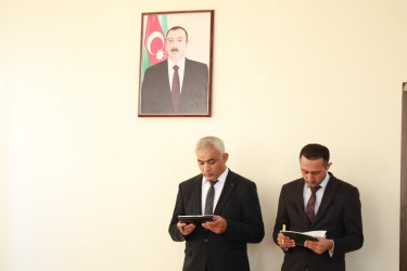 Bərdə Rayon İcra Hakimiyyəti başçısının Nazırlı kəndində səyyar qəbul-görüşü keçirilib