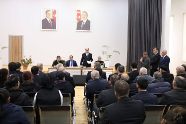 Bərdə Rayon İcra Hakimiyyəti başçısının Xanərəb kəndində səyyar qəbul-görüşü keçirilib